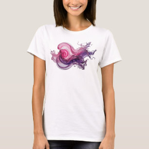 Klassisches Silber ABSTRACT ART Grafik-T-Shirt T-Shirt