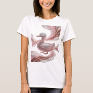 Klassisches Silber ABSTRACT ART Grafikdesign T-Shirt