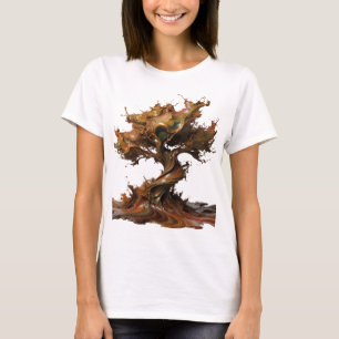Klassisches Silber ABSTRACT ART Tragbare Kunst T-Shirt