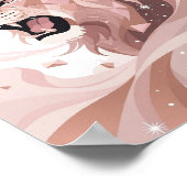 Klassisches Silber LION KING Fettes Design Poster (Ecke)
