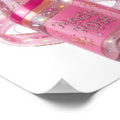 Klassisches Silber MAGIC ROS Design Poster (Ecke)