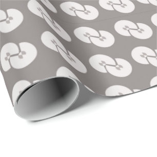Klassisches Silberpapier für jeder Anlass Geschenkpapier