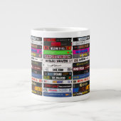 Klassisches Skateboarding VHS Video Art - Speziell Jumbo-Tasse (Vorderseite)