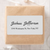 Klassisches Skript Creative Schlicht Grau (Insitu)