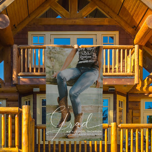 Klassisches Skript-Foto Moderne Coole Graduierungs Banner