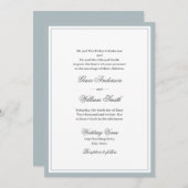 Klassisches Skript für beide Eltern, die eine Einl Einladung (Vorne/Hinten)