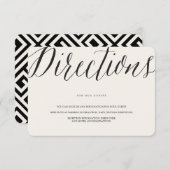 Klassisches Skript griechischer Schlüssel für Hoch Begleitkarte (Vorne/Hinten)