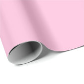 Klassisches Solid Soft Pink Geschenkpapier (Rolleneckpunkt)