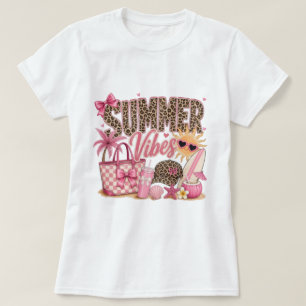 Klassisches Sommer-Vibes-Grafik-T-Shirt T-Shirt