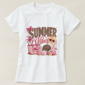 Klassisches Sommer-Vibes-Grafik-T-Shirt T-Shirt