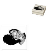 Klassisches Soul Frittiertes Hühnchen und WaffelDi Gummistempel (Stempel)