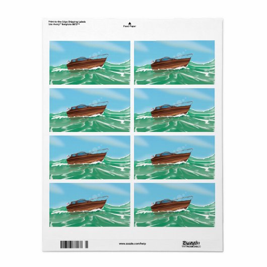 Klassisches Speedboat (Vorne)