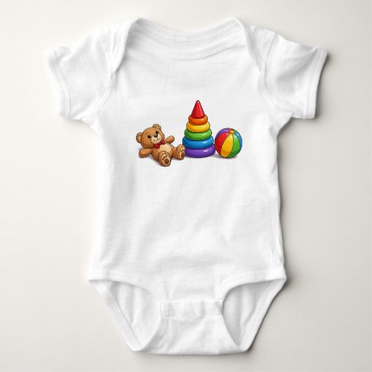 Klassisches Spielzeug-Set Baby Strampler (Vorderseite)