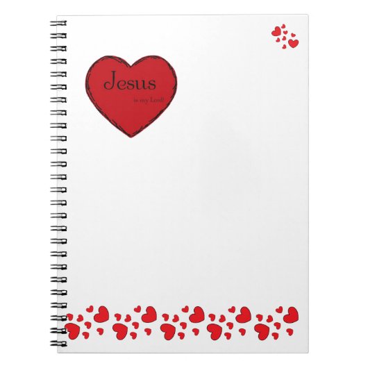Klassisches Spiralheft Jesus ist mein Herr! Notizblock (Vorderseite)
