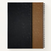 Klassisches SpiralNotebook mit Personalisiertem Na Notizblock (Rückseite)