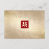 Klassisches Square Doppelglücksspiel Chinesische H Begleitkarte (Rückseite)