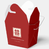Klassisches Square Doppelglücksspiel Chinesische H Geschenkschachtel (Offen)