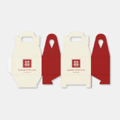 Klassisches Square Doppelglücksspiel Chinesische H Geschenkschachtel (Ungefaltet)