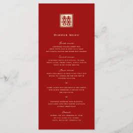 Klassisches Square Doppelglücksspiel Chinesische H Menükarte