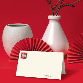 Klassisches Square Doppelglücksspiel Chinesische H Platzkarte