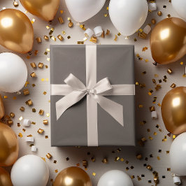 Klassisches Stapelschwarz Taupe Beige Wrapping Pap Geschenkpapier