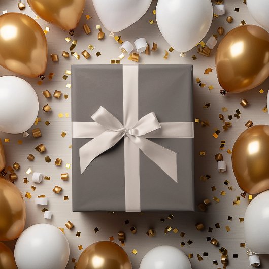 Klassisches Stapelschwarz Taupe Beige Wrapping Pap Geschenkpapier