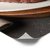 Klassisches Steakhouse Dinner Design Poster (Ecke)