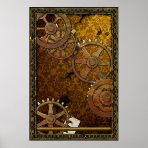 Klassisches Steampunk Plakat