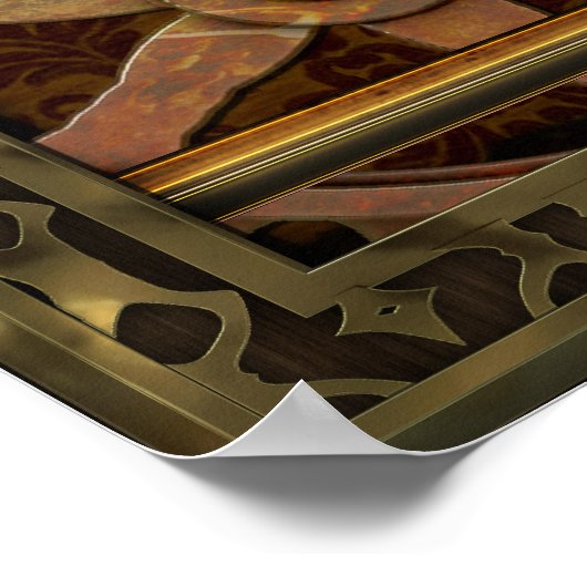 Klassisches Steampunk-Poster Poster (Ecke)