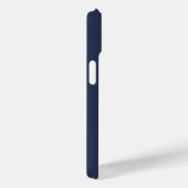 Klassisches Sternmotiv Navy Blau iPhone 15 Hülle (Rückseite / Rechts)