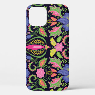 Klassisches Stiefmütterchen: Vintage-Blumen-Wallpa Case-Mate iPhone Hülle