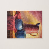 Klassisches Stilleben-Kunstpuzzle Puzzle (Horizontal)