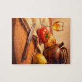 Klassisches Stilleben-Kunstpuzzle Puzzle (Horizontal)