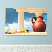 Klassisches Stillleben mit einem Werfer Leinwanddruck (Insitu (Holzboden))