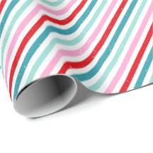 Klassisches Stripes Muster Weihnachtswrapping Pape
