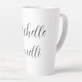 Klassisches stylisches Skript Fügen Sie Ihren Name Milchtasse (Rechte Ecke)