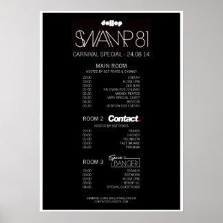 klassisches Sumpfposter Poster