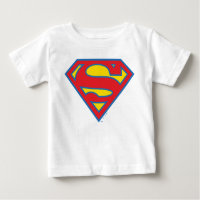 Klassisches Supergirl-Logo mit blauer Kontur