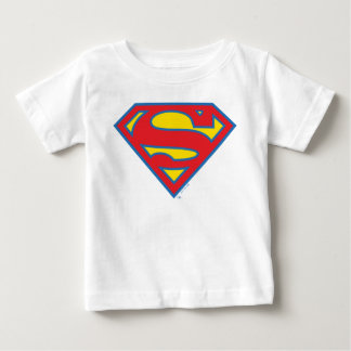 Klassisches Supergirl-Logo mit blauer Kontur Baby T-shirt