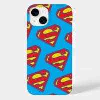 Klassisches Supergirl-Logo mit blauer Kontur