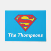 Klassisches Supergirl-Logo mit blauer Kontur Fußmatte (Vorderseite)