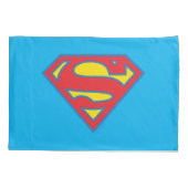 Klassisches Supergirl-Logo mit blauer Kontur Kissenbezug (Rückseite)