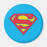 Klassisches Supergirl-Logo mit blauer Kontur