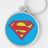 Klassisches Supergirl-Logo mit blauer Kontur Schlüsselanhänger (Vorne)