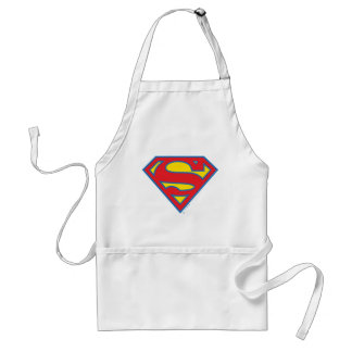 Klassisches Supergirl-Logo mit blauer Kontur Schürze