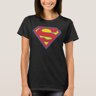 Klassisches Supergirl-Logo mit blauer Kontur T-Shirt