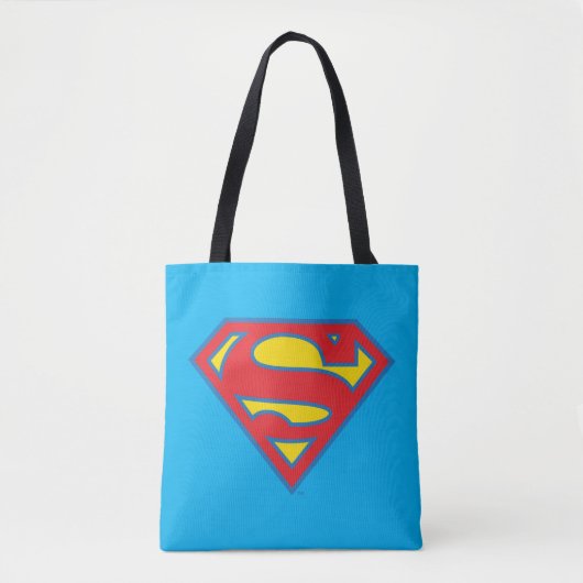 Klassisches Supergirl-Logo mit blauer Kontur Tasche (Vorderseite)