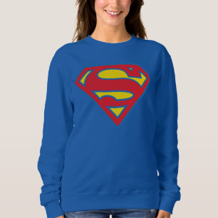 Klassisches Supergirl-Logo mit blauer Umrandung Sweatshirt