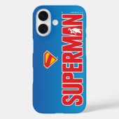 Klassisches Superman Bold-Logo Case-Mate iPhone Hülle (Rückseite)