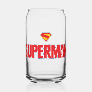 Klassisches Superman Bold-Logo Dosenglas